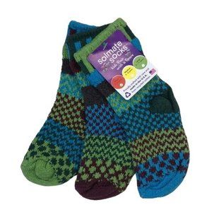 Solmate Socks Kids Pair With a Spare June Bug Fits 2-5 Years Made in USA - NWT